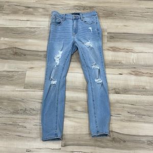 ripped Aeropostale jeans